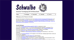 Desktop Screenshot of dieschwalbe.de